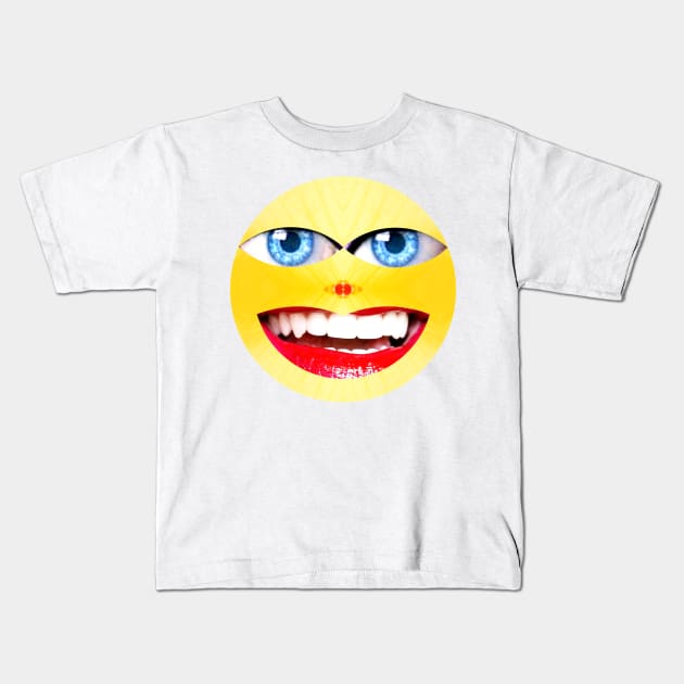 Smiley Face Have a Nice Day Happy Promote Happiness Joy Kids T-Shirt by GeronimoTribe